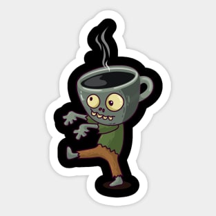 Zombie Coffee Sticker